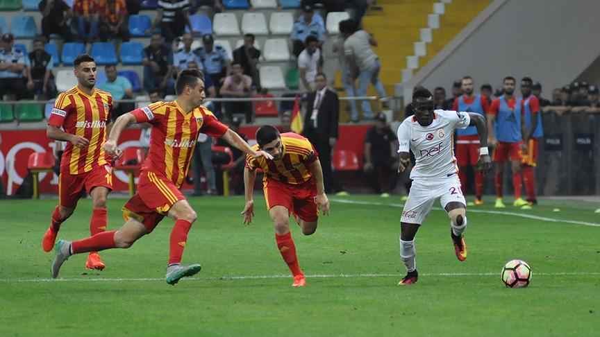 Galatasaray şokta! Kayseri de beraberlik!